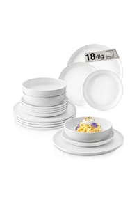 SÄNGER Porzellan Geschirrserie Marlo - Marlo - Weiss- Kaffeebecher Set Marlo 6 teilig