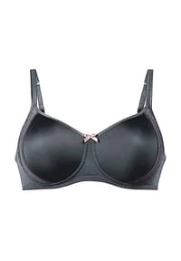 ROSA FAIA - Fleur Soft-BH, Schleifchen-Applikation, für Damen - 408 ANTHRA