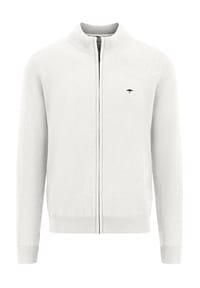 FYNCH-HATTON® - Strickjacke, Stehkragen, für Herren - 824 NEW OFFWHITE