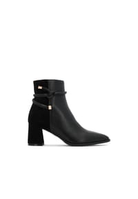 Kazar - Schwarze Stiefel aus Wildleder und Glattleder - Schwarz