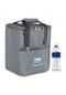 COFI Thermotasche für Lunchbox | Tragbare Picknicktasche | Grau | 30x23x16cm Bild 9