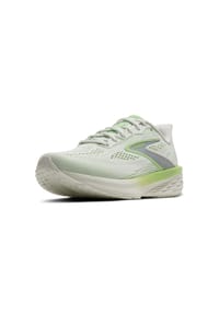 BROOKS - Laufschuhe Launch 12, Mesh, für Damen - GREY/PARADISEGREEN