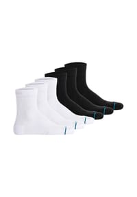 STANCE - Unisex Quartersocken 6er Pack - Icon Quarter, Logo, Basic - Schwarz