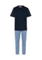 seidensticker Schlafanzug lang - kurzarm Single Jersey Bild 1