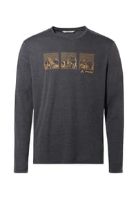 VAUDE - T-Shirt Men's Rosemoor LS T-Shirt III - black/savanna