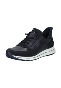 ara® - Veloursleder Sneaker - Blau/Weiß