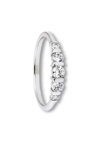 ONE ELEMENT Shine Bright Line - Zirkonia Ring aus 925 Silber - silber