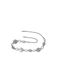 Steuer Modeschmuck - Kette Metall - silber