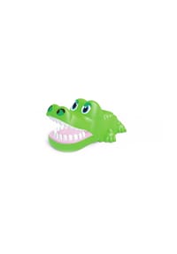COFI - JollyPlay Lucky Crocodile Game – Krokodilspiel mit Sound für Kinder - Grün 23x23x23 cm