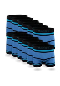 normani® - 12 Stück Mikrofaser-Boxershorts für Herren - Anthrazit