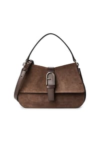 FURLA FLOW - Schultertasche, Leder, Magnetverschluss, für Damen - TONI CIOCCOLATO