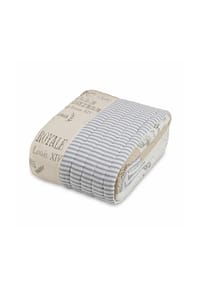 LOBERON Quilt Framingham leinen/weiß - Quilts & Tagesdecken - leinen/weiß