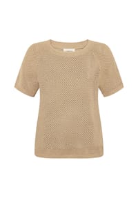 CARTOON - Strickpullover, Ajourmuster, für Damen - 5829 KHAKI/GOLD
