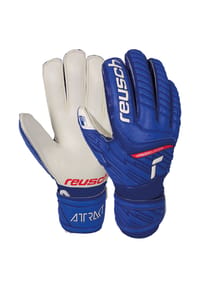 reusch - Torwarthandschuhe Attrakt Grip Finger Support mit praktischem Fingerschutz - deep blue / white