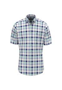 FYNCH-HATTON® - Freizeithemd, Body Fit, Kurzarm, Button-Down-Kragen, für Herren - 212  TANGERINE