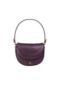 DuDu Panarea - Schultertasche Leder 22 cm - black