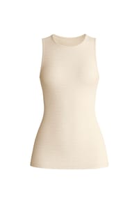 CALIDA - Damen Tank-Top aus Wolle-Seide Silky Wool Soft - charm cream
