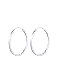 elli. PREMIUM - Ohrringe Basic Creolen Geo 925 Silber - Silber