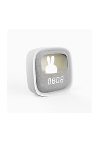 COFI - Light Hasenfigur Alarm Wecker mit LED Nachtlicht - Weiß 119 x 119 x 45 mm