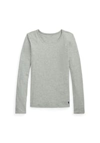 POLO RALPH LAUREN - Longsleeve Club Cotton - heather grey