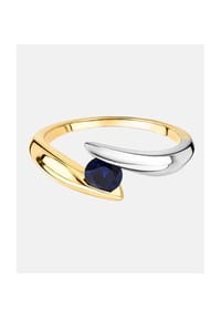Diamant L'eternel - Ring, mit Saphir, 375 Gelbgold - gold