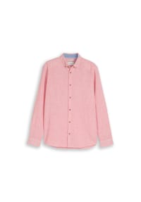 TOM TAILOR - Freizeithemd, Regular-Fit, Langarm, Button-Down-Kragen, für Herren - 39640 CHILI ORANGE