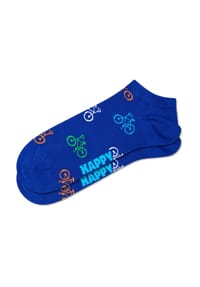 HAPPY SOCKS - Sneakersocken "Bike", Rippbündchen - 6300 BLUE