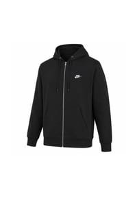 NIKE - Herren Sweatjacke - Club Basketball Fleece Hoodie, Kapuze, Regular Fit, Baumwollmischung, einfarbig - Grau