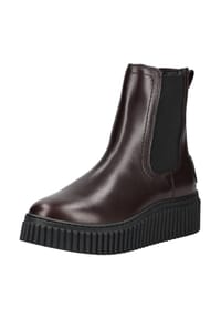 Marc O'Polo - Leder Stiefelette - Aubergine