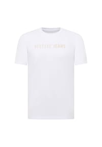 MUSTANG® - T-Shirt Austin, Baumwolle, für Herren - 2007 BRIGHT WHITE