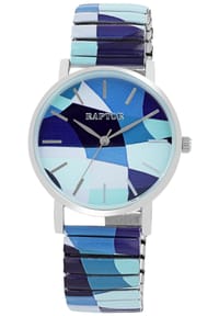 RAPTOR Raptor - Damen Quarz Armbanduhr Colorful Edition mit Edelstahlzugarmband - Mineralglas - Colorful Edition 1