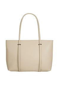 Cluty - Shopper FLIORI Echt Leder, Made In Italy - beige