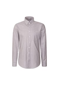 seidensticker - Flanellhemd Schwarze Rose - 34 MID GREY