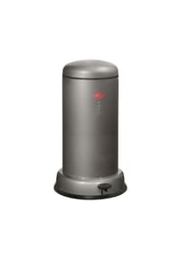 Wesco - Tretabfallsammler Baseboy mit Dämpfer, Stahlblech - Graphit