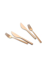 ECHTWERK® - Pizzabesteck-Set 4-tlg - Braun