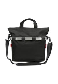 KLICKfix® - Bikebasket Oval S, schwarz - schwarz -bunt