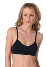 SYLVIA SPEIDEL. - Sally Soft-BH, bügellos, schmale Träger, für Damen - 100 WEISS