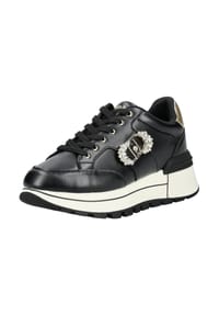 LIU·JO - Leder Sneaker - Schwarz/Gold