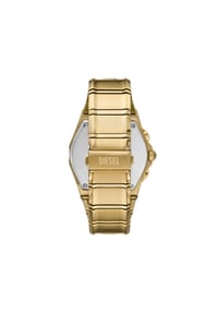 DIESEL® D-CURVE - Diesel Herren-Chronograph D-Curve, goldfarben, Edelstahl, DZ4695 - Gold