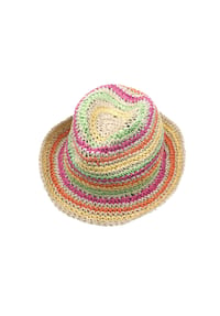 maximo® - MINI GIRL-Trilby, Handarbeit - muschel/multicolor