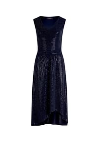 Vera Mont - Cocktailkleid im Glitzer-Look - Dunkelblau/Grau