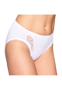 CALIDA - Feminin Sense Klassischer Slip, semitransparent, für Damen - weiß