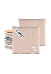 ESPRIT - Sitzkissen NEEDLESTRIPE - Beige