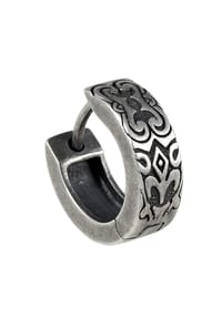 caї - Ohrring 925/- Sterling Silber ohne Stein - Silbergrau