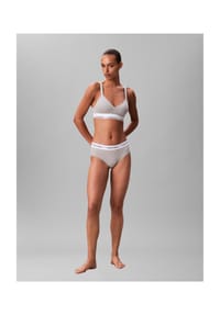Calvin Klein - Icon Cotton Modal Bügelloser-BH, breite Träger, für Damen - 100 WHITE