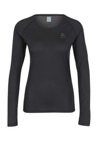 odlo - Funktionsshirt "Active F-Dry Light Eco", atmungsaktiv, schnelltrocknend, für Damen - BLACK