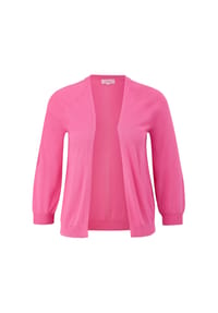 s.Oliver - Strickjacke, Rippbündchen, für Damen - 4426  LILAC/PINK