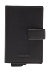BOGNER - ASPEN Kreditkartenetui, Leder, RFID-Schutz, Label-Prägung - 900 BLACK