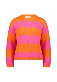 CARTOON - Strickpullover mit Rundhalsausschnitt - Orange/Pink