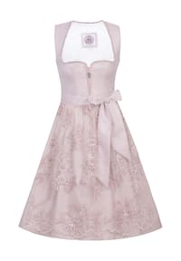 MarJo - Dirndl, taillierter Schnitt, Knielänge, für Damen - 736 PUDER ROSA